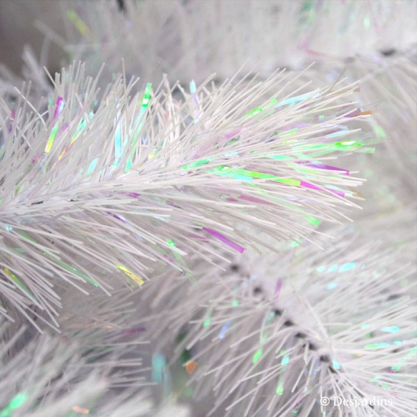Sapin artificiel blanc "White Siris Iridescent" - 230cm