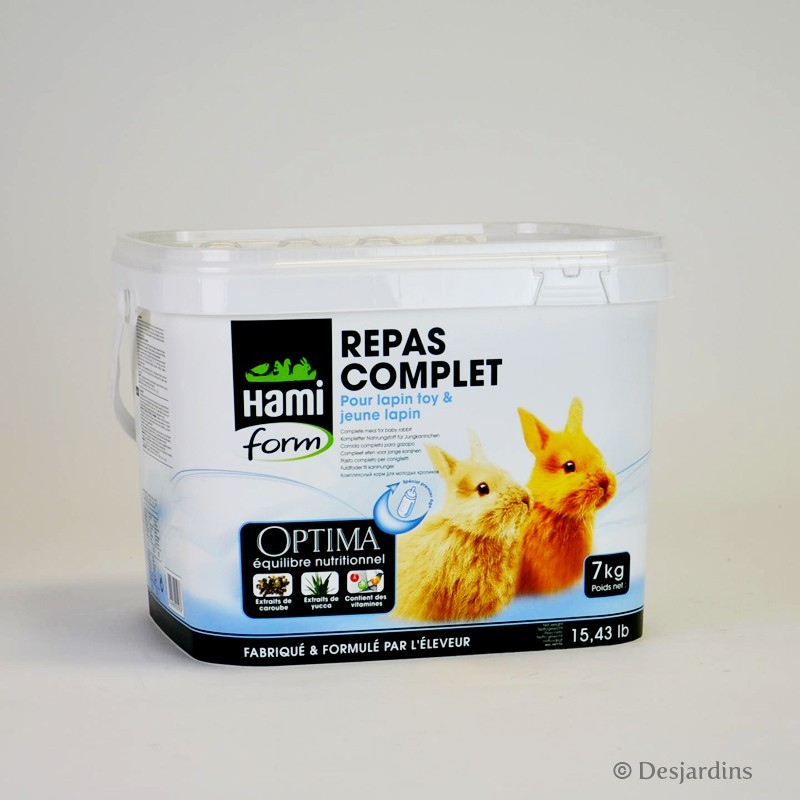 Repas complet lapereaux et lapins toy Hamiform - 7kg