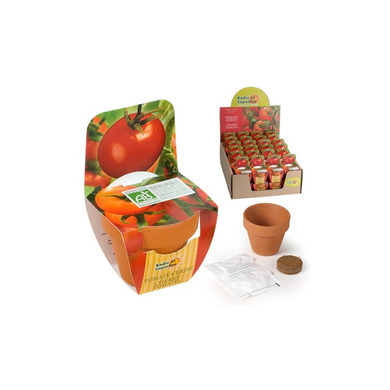 Mini kit plantation - Tomate cerise bio Mini kit plantation - Tomate cerise bio