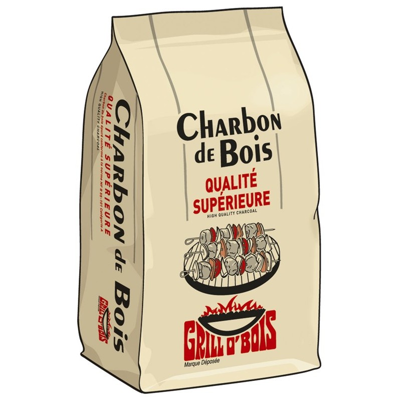 Charbon de bois Grillo'bois - 50L