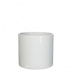 Pot rond Era blanc - ø13,5cm H12,5cm