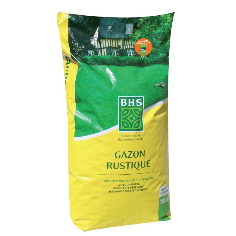 Gazon rustique BHS - 10kg - Desjardins.fr