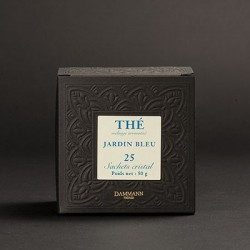 Thé Dammann "Jardin Bleu" - Boîte de 25 sachets Cristal