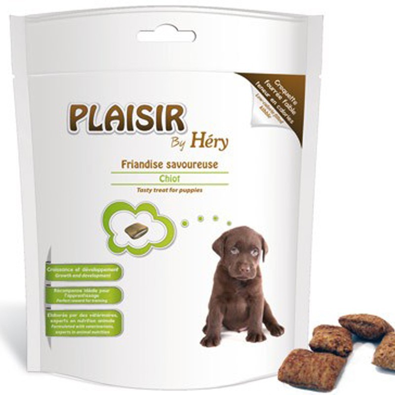 Friandises "Plaisir" pour chiots - Laboratoires Hery - 300g Friandises "Plaisir" pour chiots - Laboratoires Hery - 300g