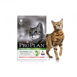 Croquettes Proplan Sterilised au saumon - 3kg