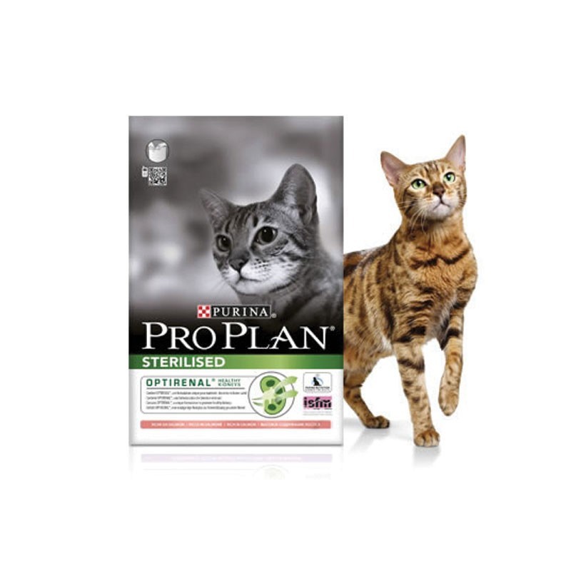 Croquettes Proplan Sterilised au saumon - 3kg