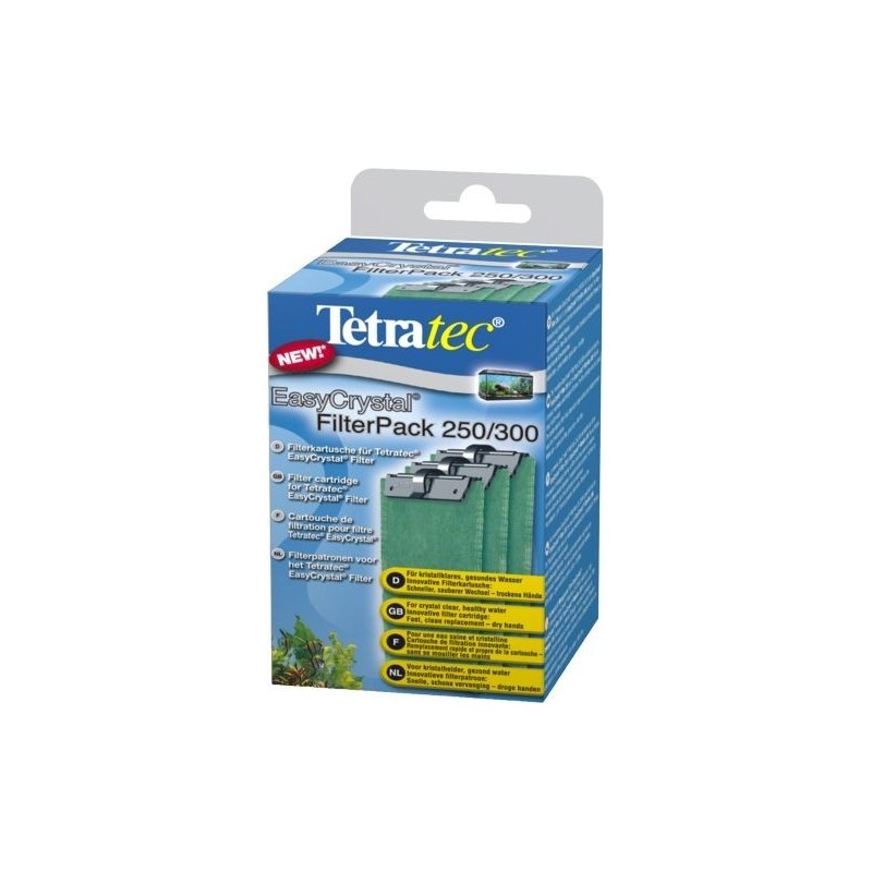 Filtre de rechange Tetra " Filter Pack EasyCrystal" - Pour EasyCrystal Filter 250/300 