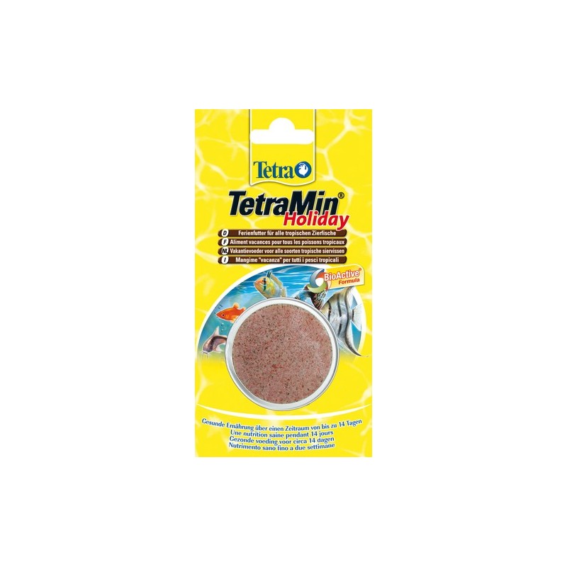 Tetra "TetraMin Holiday" pour poissons tropicaux (14 jours d'utilisation) - 30g