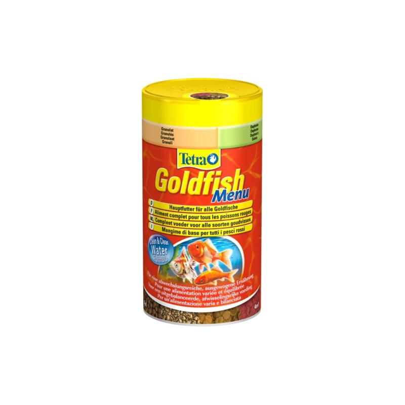 Tetra Pond Goldfish Mix – Mélange Complet de Sticks, Flocons