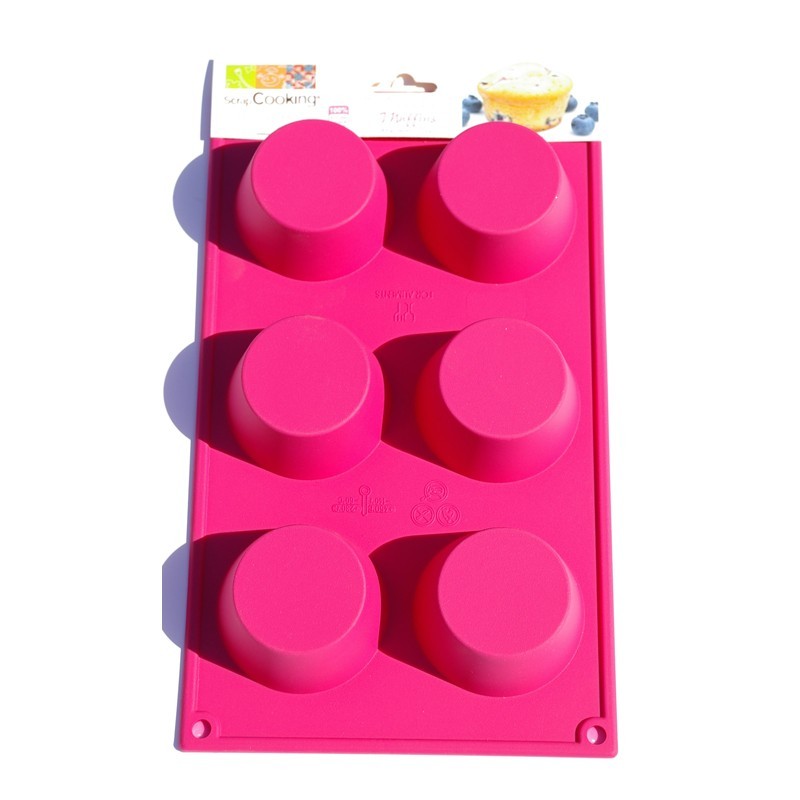 Moule en silicone - 6 muffins Moule en silicone - 6 muffins