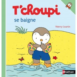T'choupi se baigne