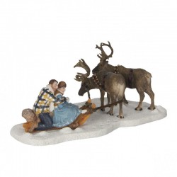 Figurine "Deer Cart" - LUVILLE