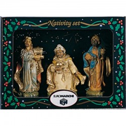 Assortiment 3 santons "Rois...