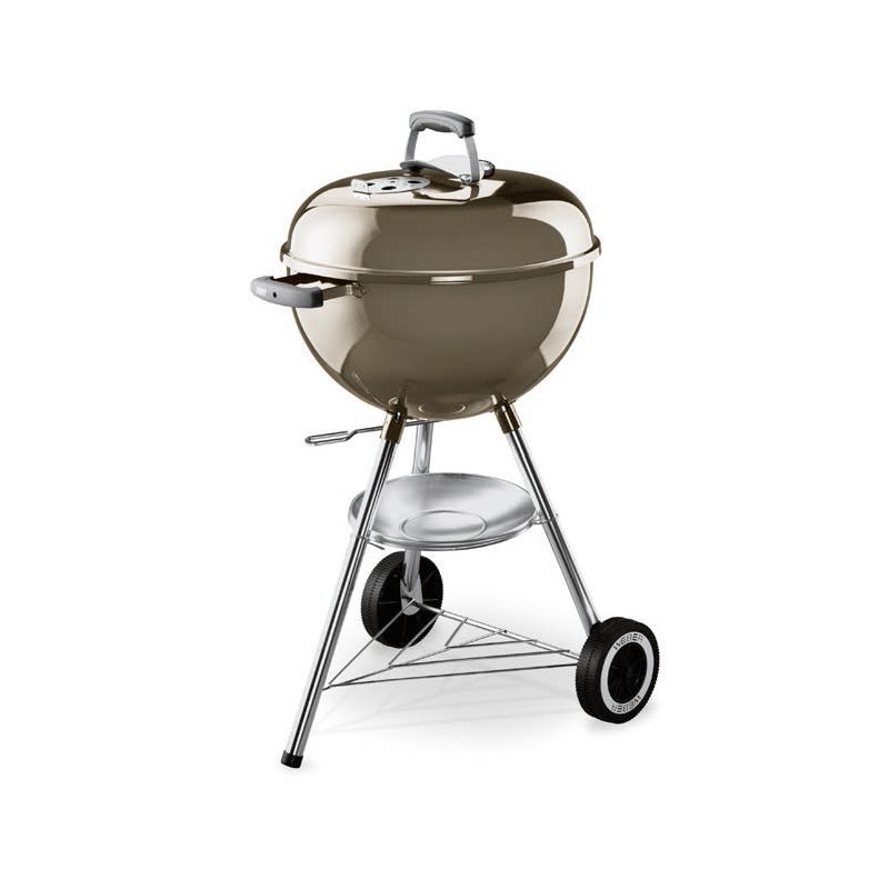 Carrello Portabarbecue In Acciaio Per Weber 47 E 57 Cm | Tavolo Lavoro Con Ruote - Foto 4