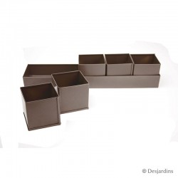Ensemble 5 pots - 39x8.5 cm...