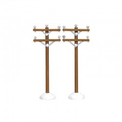 "Telephone Poles" X2 - LEMAX