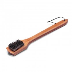Brosse avec manche en bois Weber
