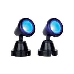 ROUND SPOT LIGHT BLUE SET...