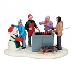 Scène "Snowy BBQ" - LEMAX