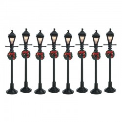 GAS LANTERN STREET LAMP SET...