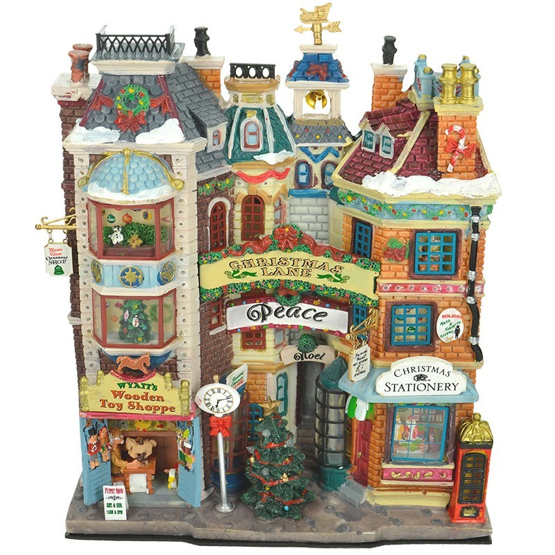 Façade "Christmas Lane" Lemax Desjardins.fr