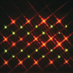 Guirlande LED rouge/vert -...