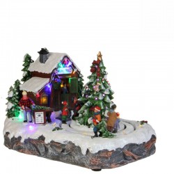 Scène "Winter Farmhouse" -...
