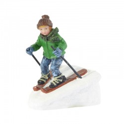 Figurine "Rudolph Skiing" -...