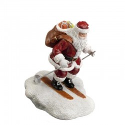 Figurine "Santa Skiing" -...