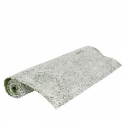 Tapis d'herbe enneigée...