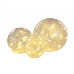 Boules en verre lumineuses...