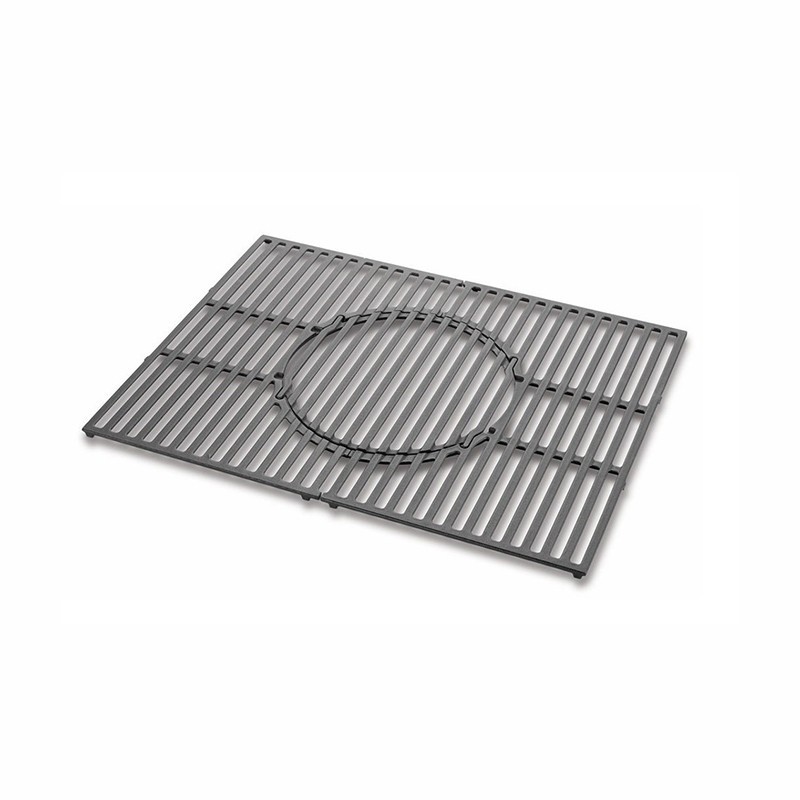 Grille Gourmet BBQ System en fonte pour Spirit série 300 Grille de Barbecue Weber Gourmet pour Spirit 3 Feux Acier