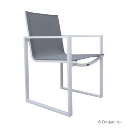 Fauteuil Nottingham blanc -...