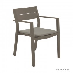 FAUTEUIL CARDIFF TAUPE -...