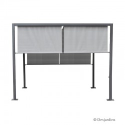 Pergola gris anthracite -...