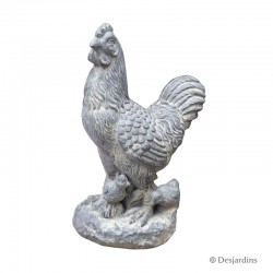 Poule en fibre à poser -...