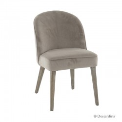 Chaise basse - taupe -...