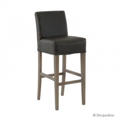 Chaise de bar - marron -...