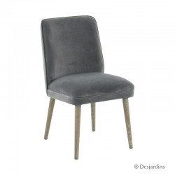 Chaise haute - gris -...