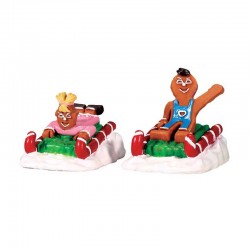 Figurines "Sweet Sledding"...