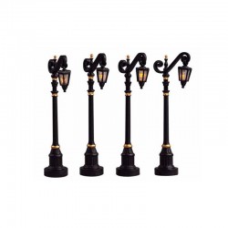 COLONIAL STREET LAMP SET OF...