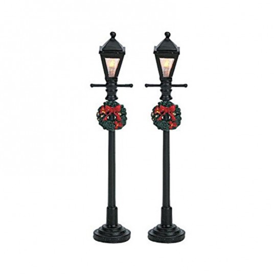 Lampadaires "English lamp" X2 LEMAX Desjardins.fr