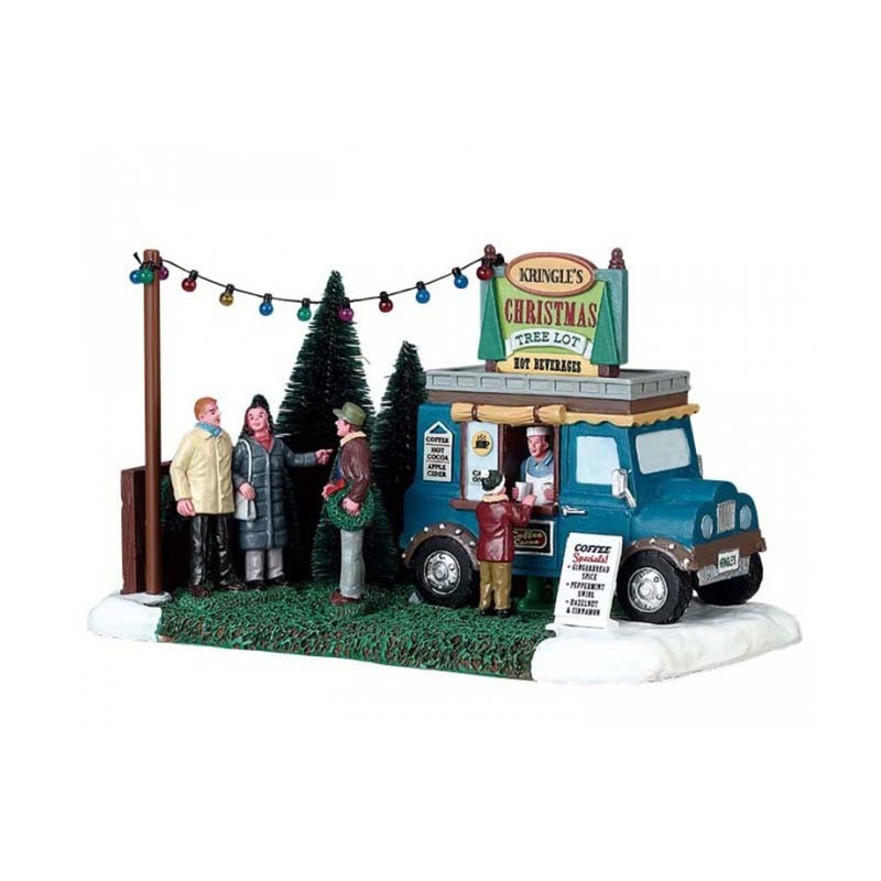 Scène "Kringle's Christmas Tree Lot" Lemax Desjardins.fr