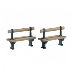 DOUBLE SEATED BENCH SET OF...