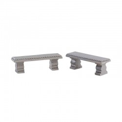 PLAZA BENCH SET OF 2 - LEMAX