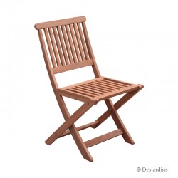 Chaise pliante en bois -...