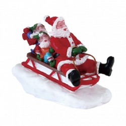 SLEDDING WITH SANTA - LEMAX