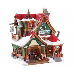 Maison The Elf Workshop de la marque Lemax