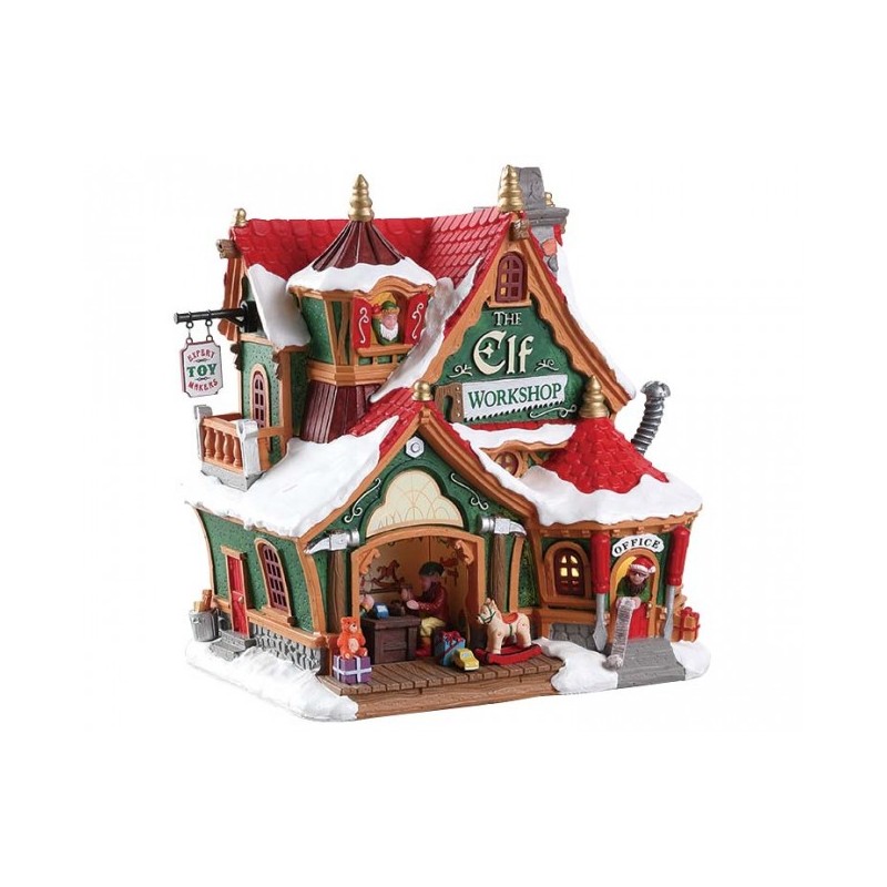 Maison The Elf Workshop de la marque Lemax