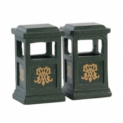 GREEN TRASH CAN SET OF 2 -...